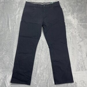 NWT G.H. Bass & Co. Groundwork Pants Mens 36x30 Black Stretch Utility Pocket